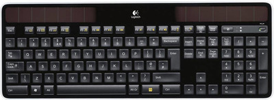Logitech Funk-Tastatur K750 Wireless Solar Keyboard Computertastatur Schwarz 501