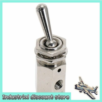 Air Pneumatic Valve TV-3S 2Port 3 Position Toggle Switch Valve M5 Fast Shipping 