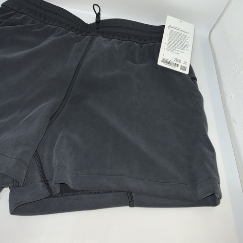Lululemon Softstreme HR Short 4” Black size UK 12 US 8 New With Tags - Picture 3 of 6