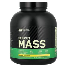 Serious Mass™, Banana, 6 lb (2.72 kg) 10.53 per gallon