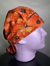 RN Cap Medical Surgical Scrub Nurse Hat Chef Headgear Headpiece HandMade in USA