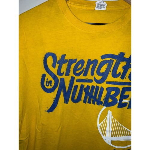 2016 NBA Finals GSW Golden State Warriors Basketball Stained shirt XL - Picture 2 of 11