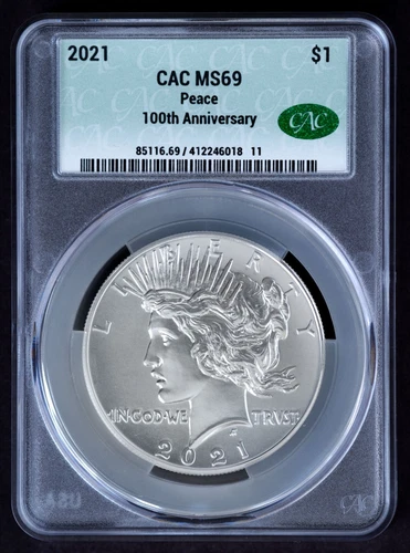 Photo of a 2021-P Peace Dollar (2021-Present) from an eBay listing that sold on Jul 22, 2026
