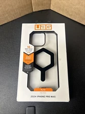 UAG Urban Armor Gear Black Plyo Case for 2024 iPhone 16 Pro Max