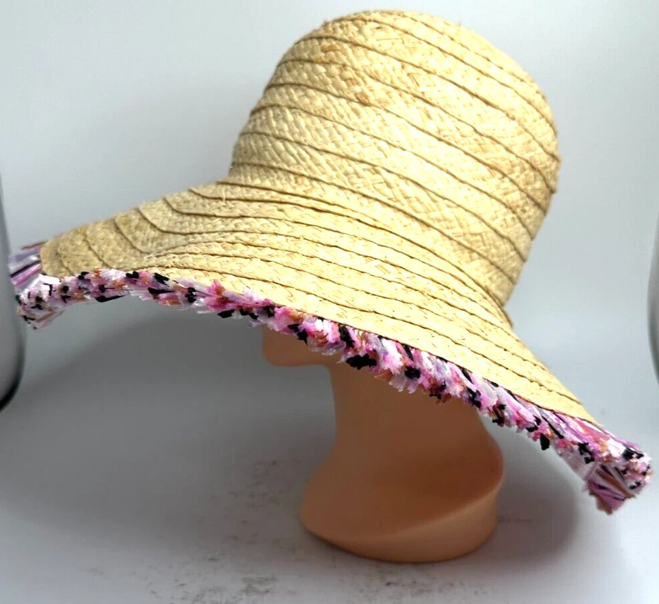 Sombrero para el sol Kate Spade New York multicolor con flecos talla única (O/S) Foto 3 de 4