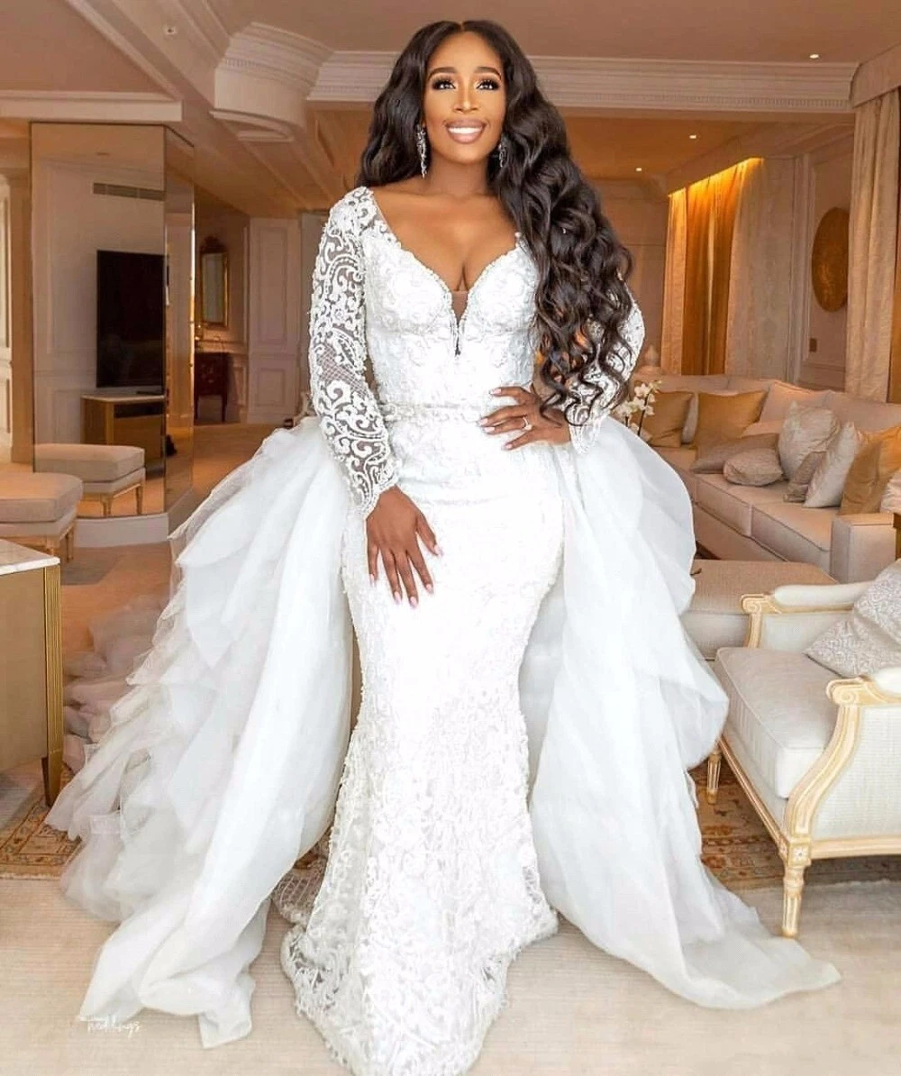 Ivory top bridal gown