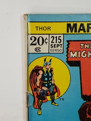 The Mighty Thor 215 Marvel Comics Origin of Xorr the God-Jewel