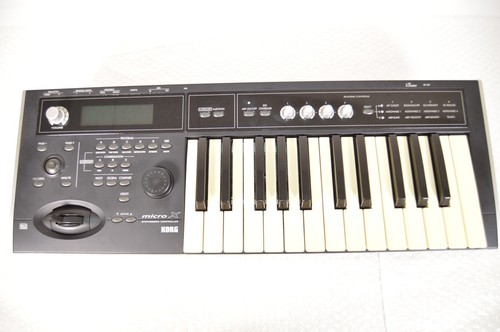 KORG MICRO X Synthesizer 25 Key Keyboard Tested Excellent W/Manual Power Cable - Picture 4 of 23