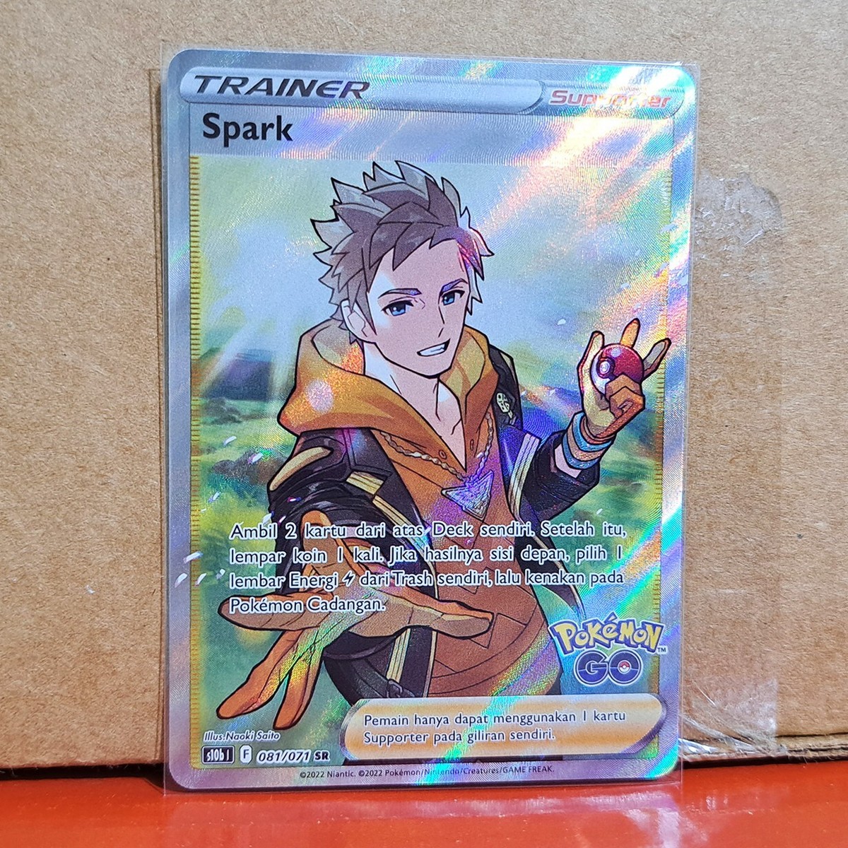 Spark 081/071 SR S10b FA Full Art Pokemon GO Pokemon TCG Card