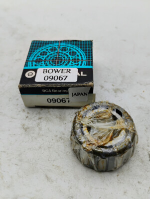 Bower 09067 Tapered Roller Bearing Cone NOS Made in Japan