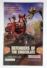 2000 Comic Book Print Ad - 3 Musketeers Candy Bar DEFENDERS OF CHOCOLATE
