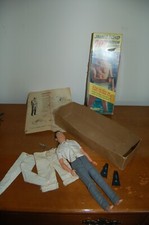 Gilbert James BOND Action Figure w Box 1965 Read Description