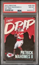 2021 Prestige Patrick Mahomes II NFL Drip KC Chiefs #ND-PM PSA 8 Very RARE ✨🔥💥