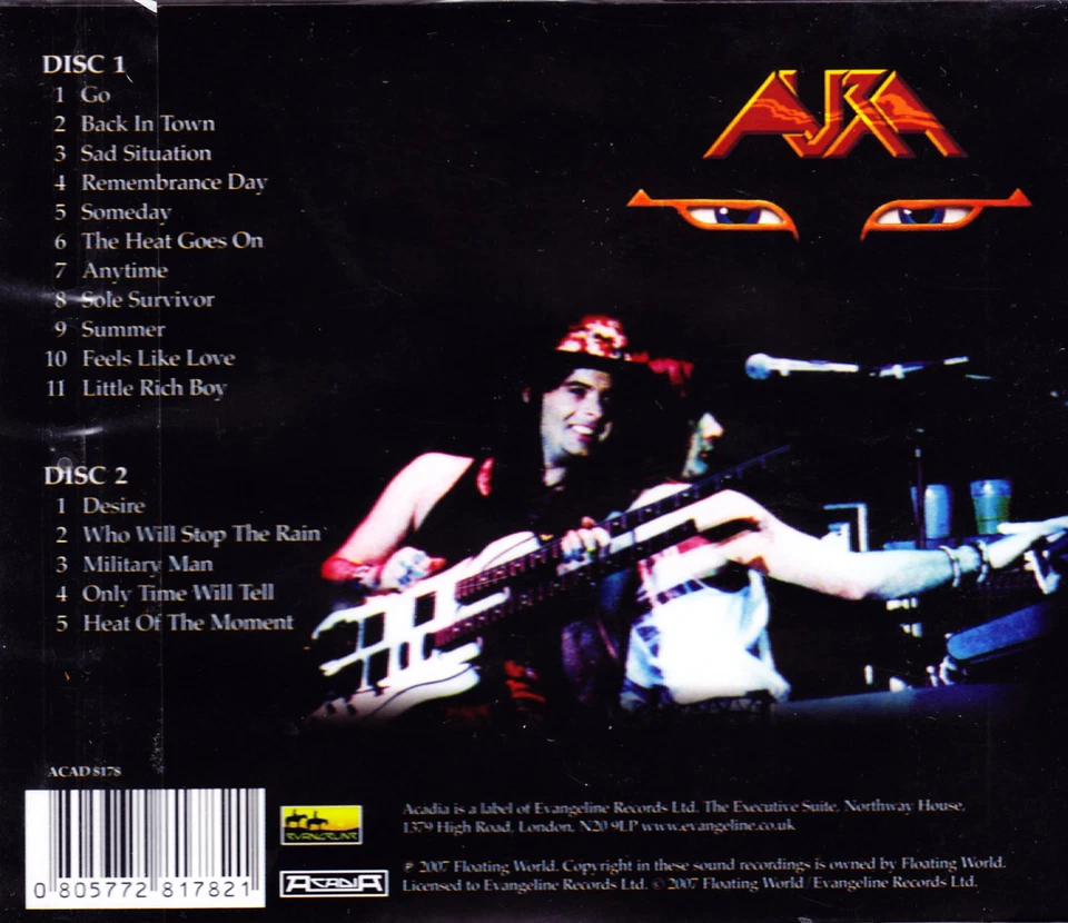 ASIA live in germany 2CD NEU / NEW - Bild 2 von 2