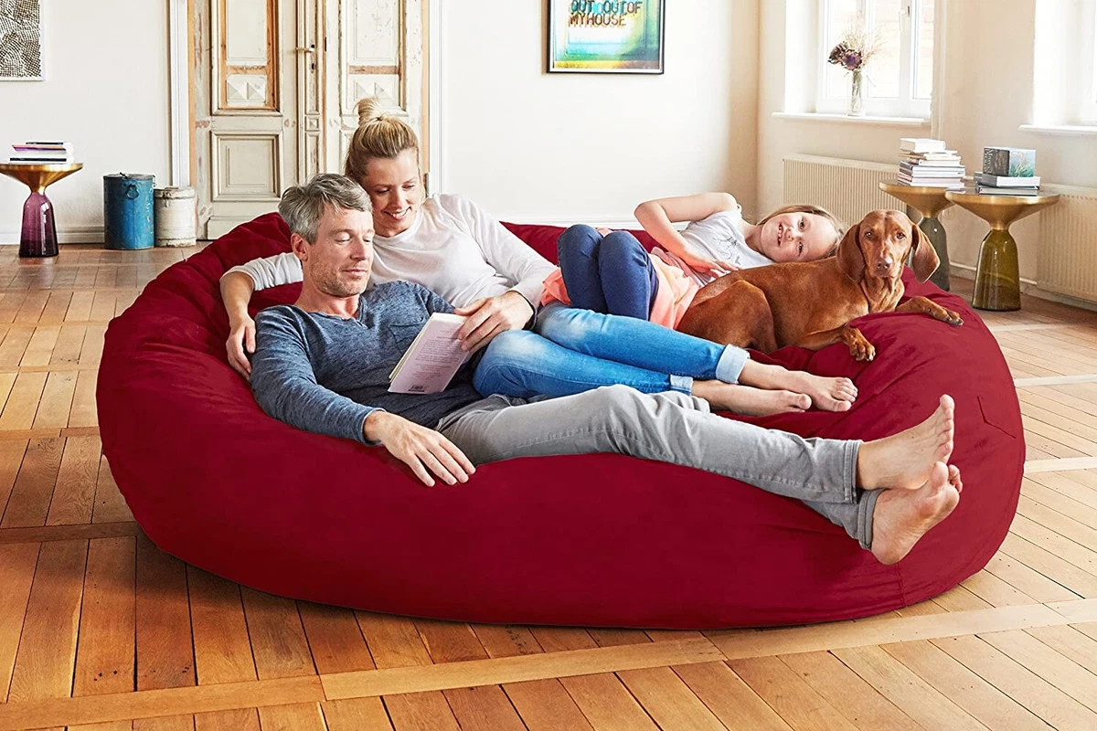 7 Feet giant bean bag chair