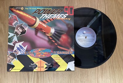 F.A.B. Power Themes 90 TV Cult Remixes Vinyl LP Record 1990 Thunderbirds Joe 90