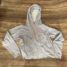 Women s Wild Fable Cropped Purple Pullover Sweatshirt Hoodie XS