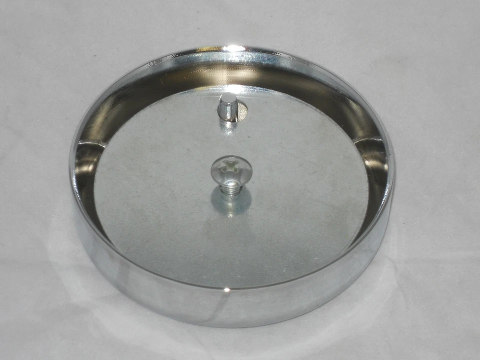 JUEGO 4 TAPAS CENTRALES LLANTA CRAGAR S/S CROMO AZUL 09090 / 06060 NUEVO Foto 4 de 4