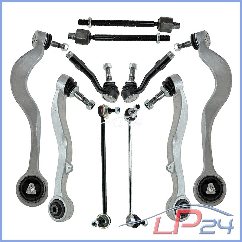 Frankberg Kit Suspension Avant 4 Bras + 2 Barres Stabilisatrices – Compatible BMW Série 5 E60/E61 2001-2010, Remplace 31126760181 31126774825