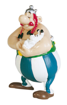 Plastoy 60502 - Asterix - Figur Obelix Mit Idefix Plastoy