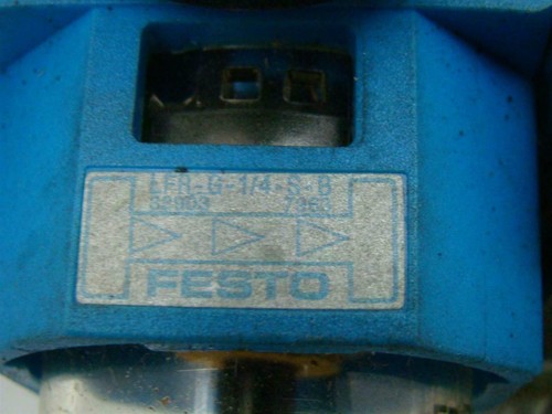 FESTO REGOLATORE FILTRO 1bar 7363 32003 LFR-G-1/4-S-B FRM-1/4-S-B - Foto 3 di 10