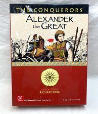The Conquerors: Alexander the Great Board Game GMT 2006 Unpunched