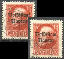 Bayern Nr. 130 IA+IIA gestempelt