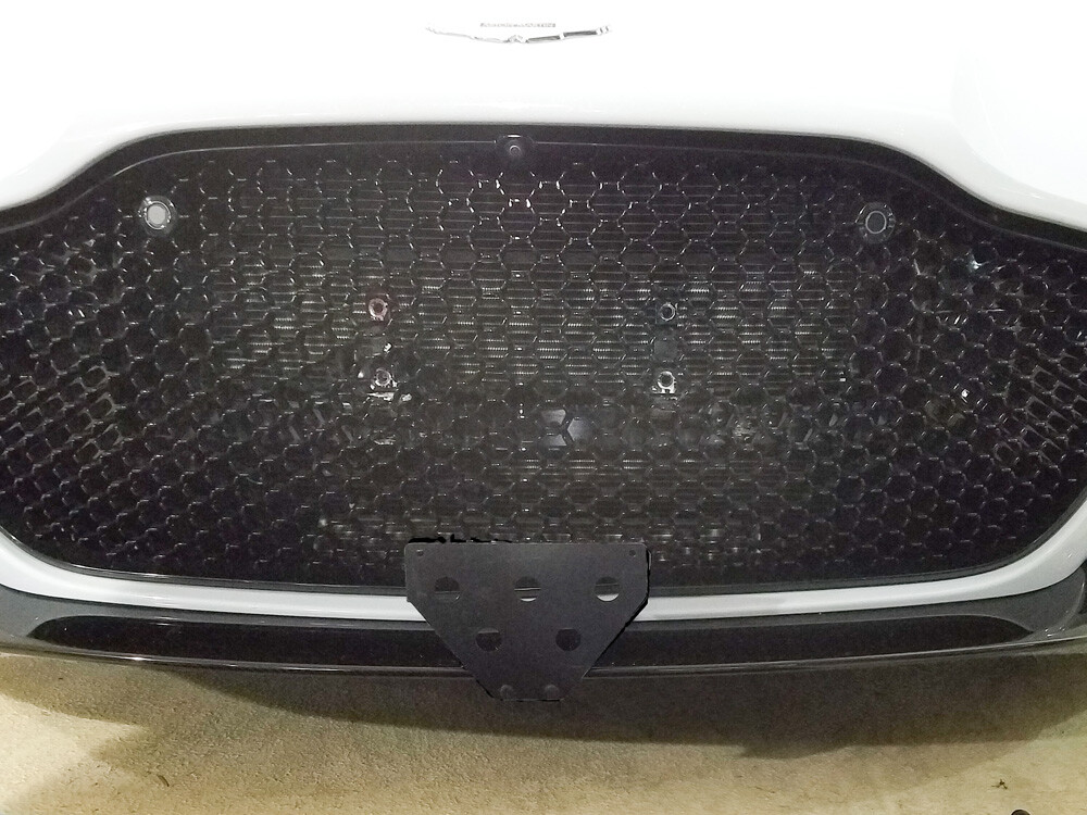For 2019 Aston Martin DBS Superleggera Removable Front Bumper Plate Bracket