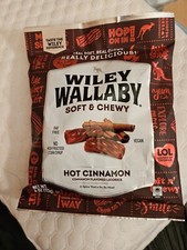 Wiley Wallaby Hot Cinnamon Licorice Soft Chewy Fat Free Vegan 4 oz Gourmet