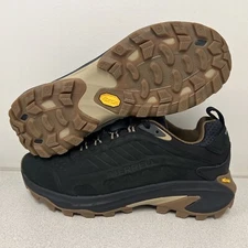 Merrell "MOAB SPEED 2 LEATHER WATERPROOF" Men's size 9 Hiking Boots Camping