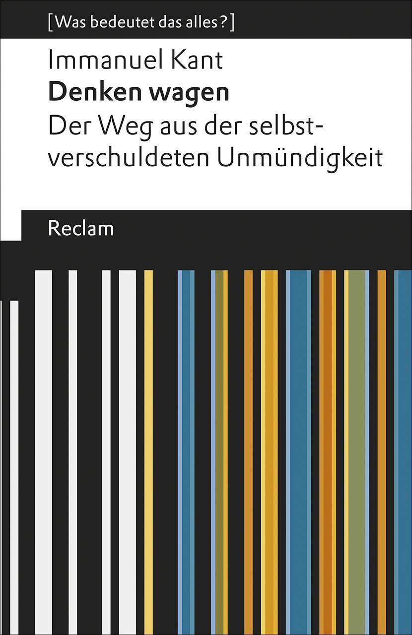 Thumbnail - Denken Wagen | Immanuel Kant | Deutsch | Taschenbuch | 95 S. | 2017