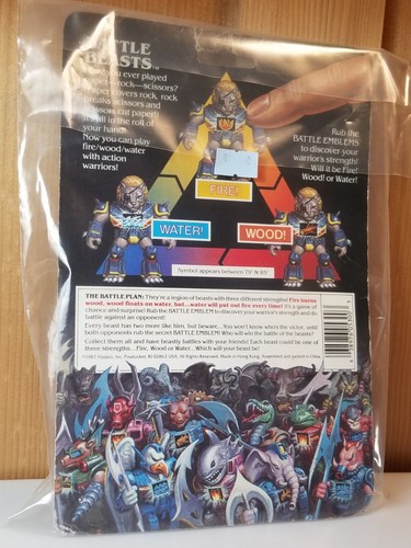 Battle Beasts Sealed On Card MOC Figure Giraffe & Tortoise Transformers G1 1980s - Picture 6 of 9