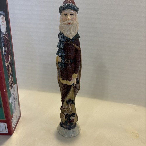 Vtg Santa Christmas Tall Pencil Skinny Figurine 7" Windsor Collection Free Ship - Picture 2 of 4