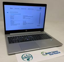 HP ProBook 450 G6 15.6" i5-8365u 1.60GHz - 8GB RAM - 256GB SSD - Win11Pro 