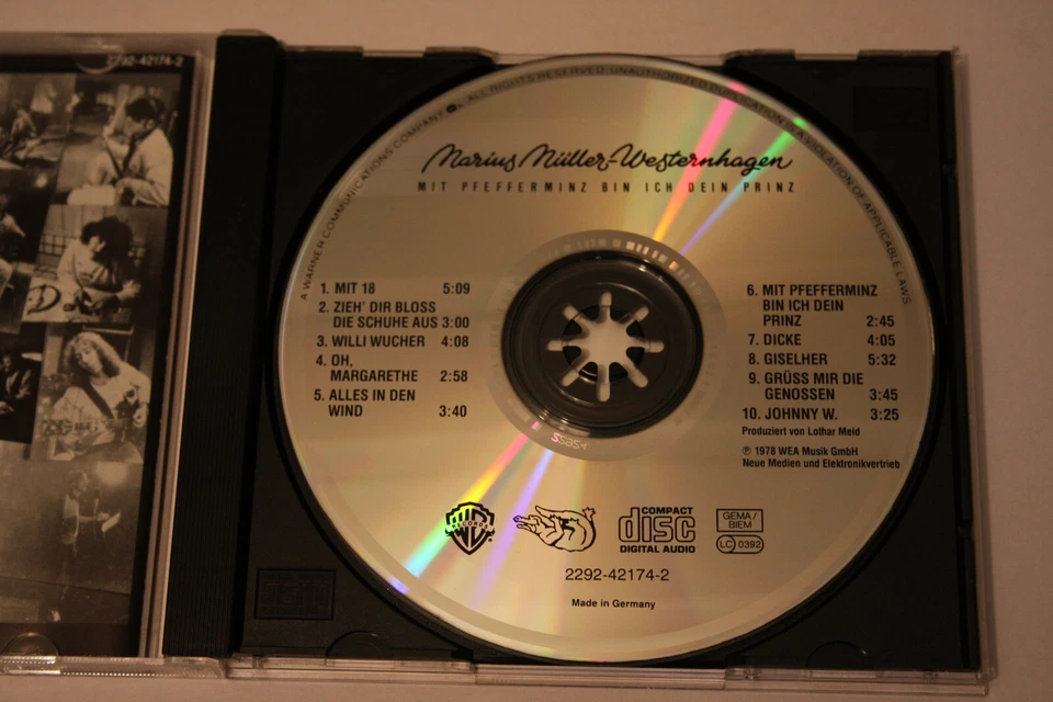 Marius Müller Westernhagen – Mit Pfefferminz bin ich dein Prinz - CD - Bild 3 von 3