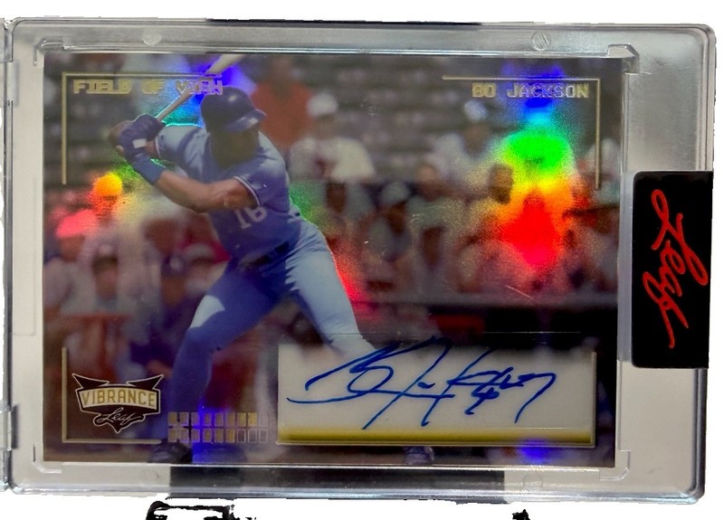 2023 Leaf Vibrance Bo Jackson FIELD OF VIEW AUTOGRAPH 1/1 #FV-BJ1 Auto