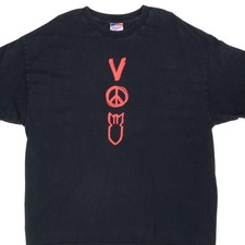 VINTAGE U2 VERTIGO TOUR 2005 TEE SHIRT SIZE 2XL MADE IN USA