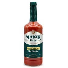 Major Peters The Works Bloody Mary Cocktail Mixer - 32 Oz Bottle - 12 Bottles