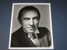 1930's Vintage Universal BELA LUGOSI Freulich Photo DOUBLE WEIGHT Dracula