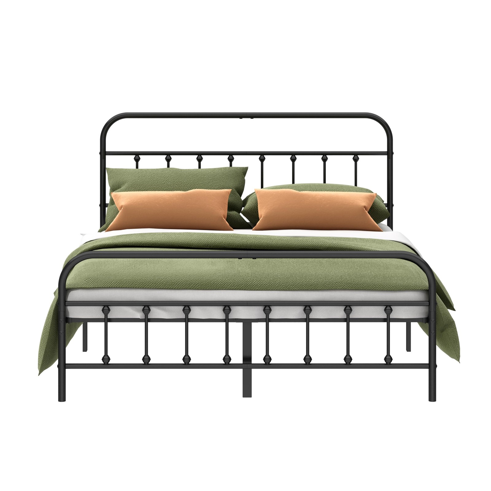 - Structurally Stable Heavy Duty Steel Slat Supported Queen 