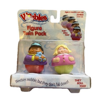 Hasbro Playskool Weebles Wobbles Figure Twin Pack #25403 NIB