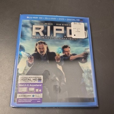 R.I.P.D. (3D/Blu-ray/DVD 3-Disc Set, BRAND NEW SEALED