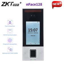 ZKteco nFace128 Fingerprint Facial Recognition TCP/IP Time Attendance System