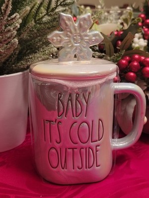 NWT Rae Dunn ''Baby Its Cold Outside'' Coffee Mug
