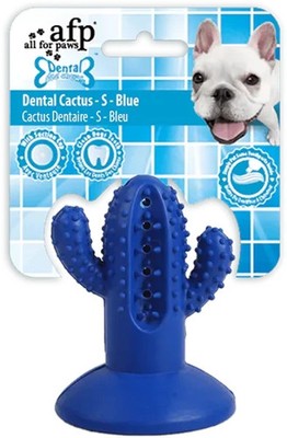 AFP Dental Chews   Cactus Small Rubber Blau (S)   Spaß & Zahnpflege für Hunde