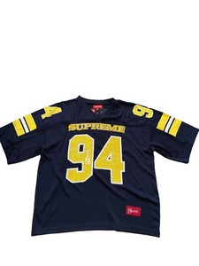 SUPREME メッシュJersey サイズs ネイビー　yellow Supreme Mesh Jersey | eBay