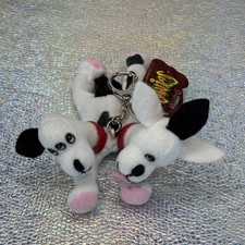 Meanies Keychains Series 1 Fi-Do The Dalmutation Bean Bag Plush