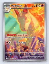 RAPIDASH 189/182 ILLUSTRATION RARE DESTINED RIVALS POKEMON Holo NM on eBay
