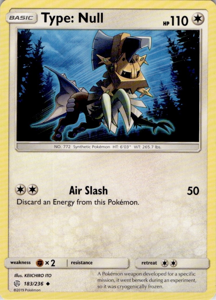 Type: Null 183/236 Uncommon SM - Cosmic Eclipse Pokemon Near Mint