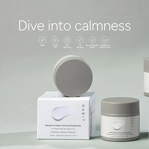 Gabit Oily Skin Essentials Kit for Oily & Acne Prone Skin | Salicylic Acid Face - Image 3 of 4